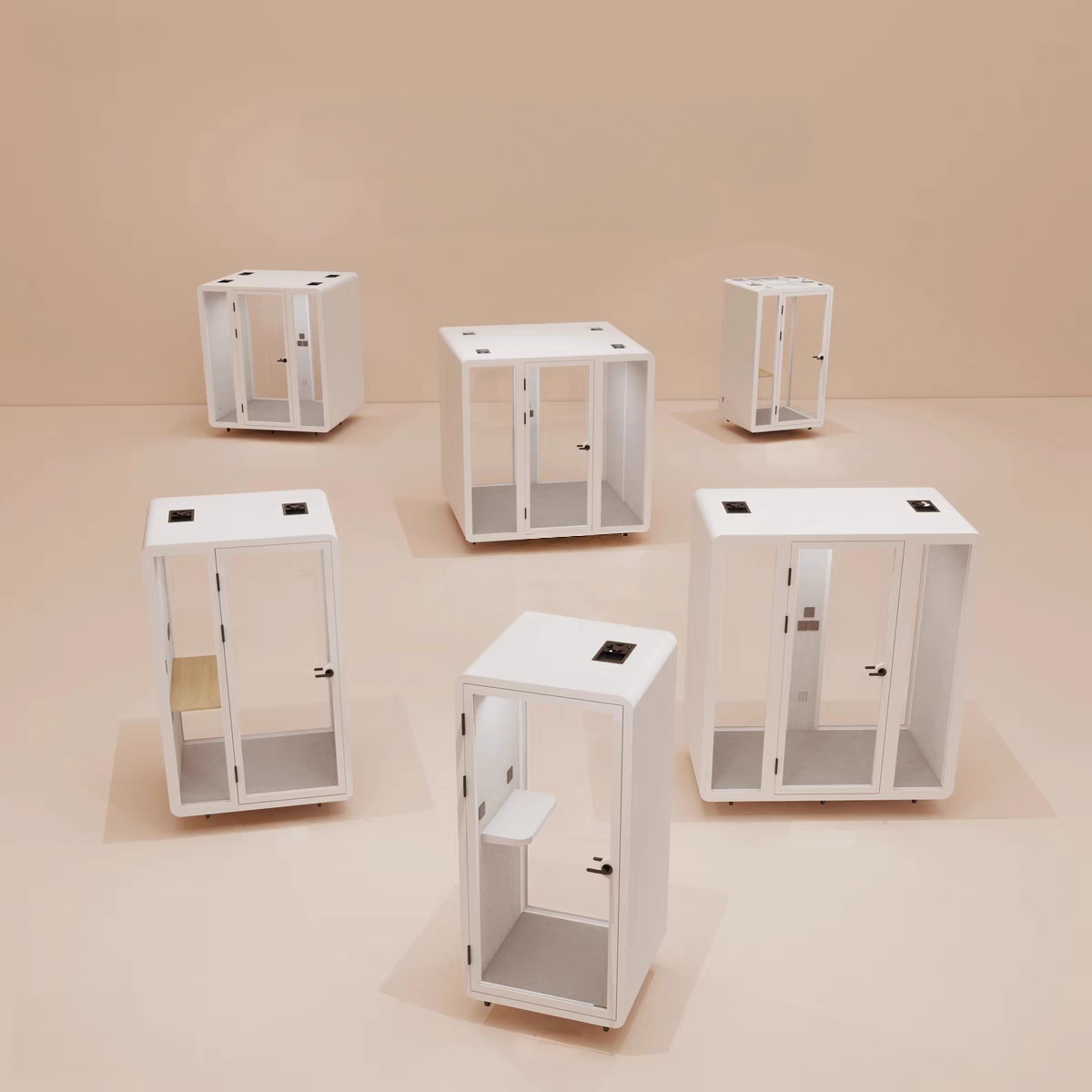 Compact newborn smart sleep pod