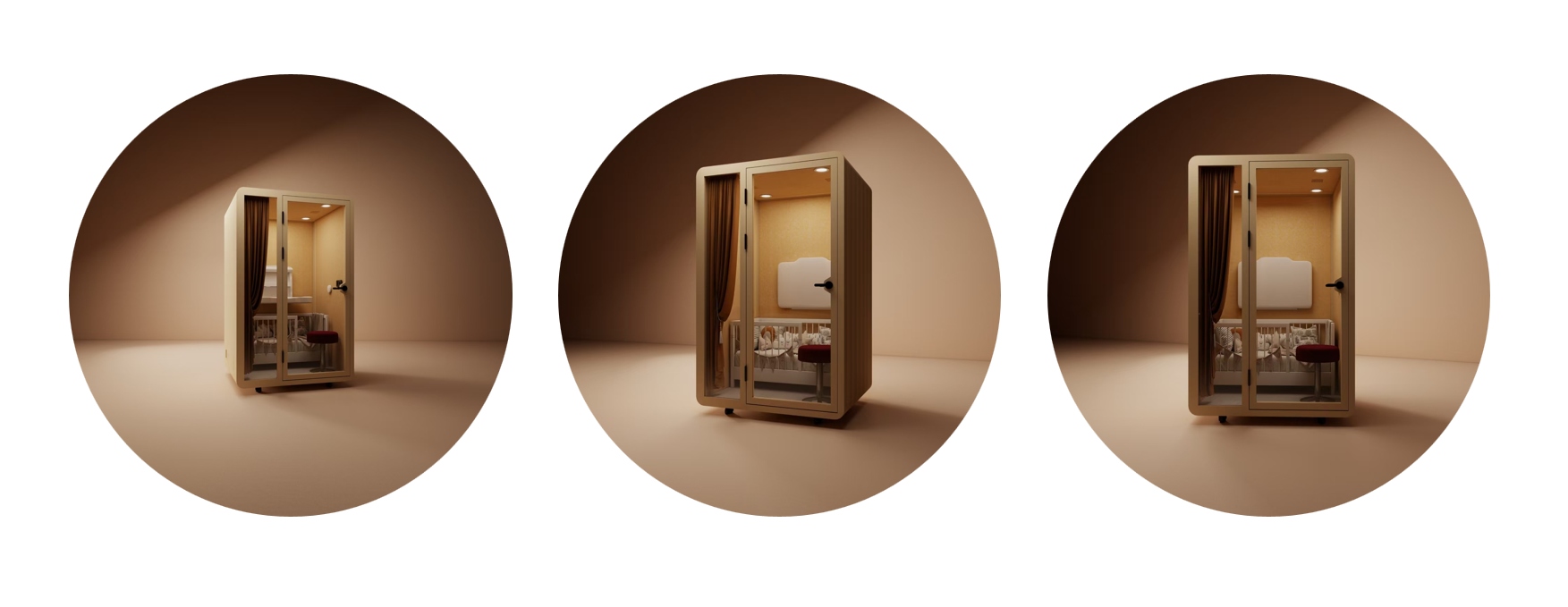 Home care infant safe sleep cabin