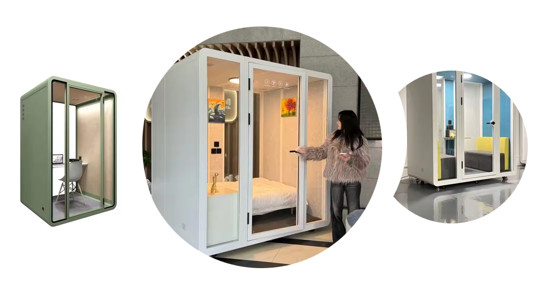 2 person soundproof cabin