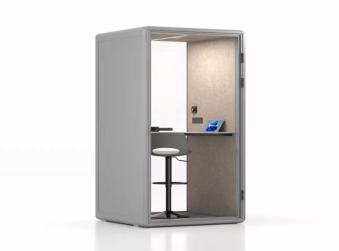 Office Booth replace glass partition