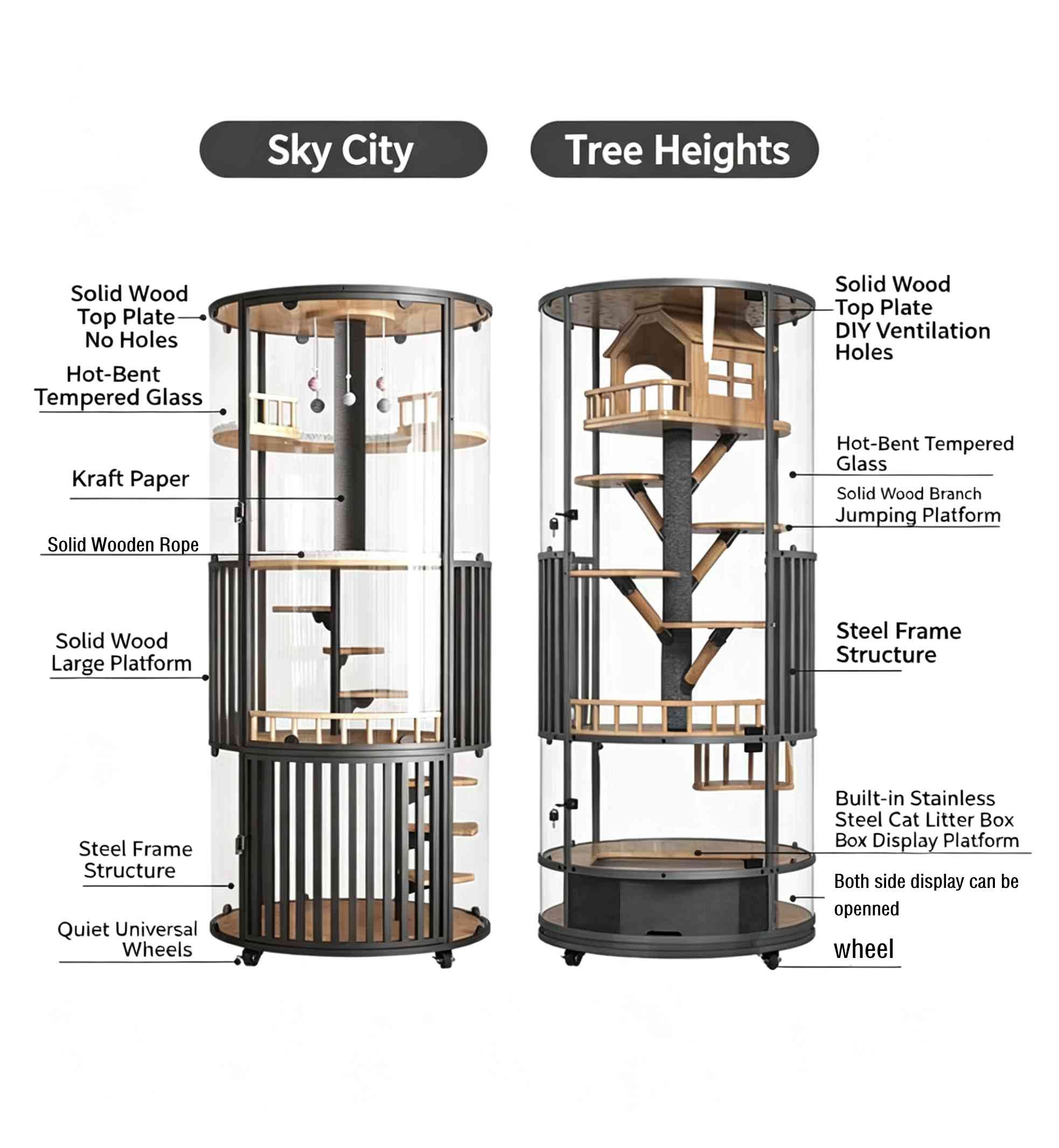 luxury Cat cage house